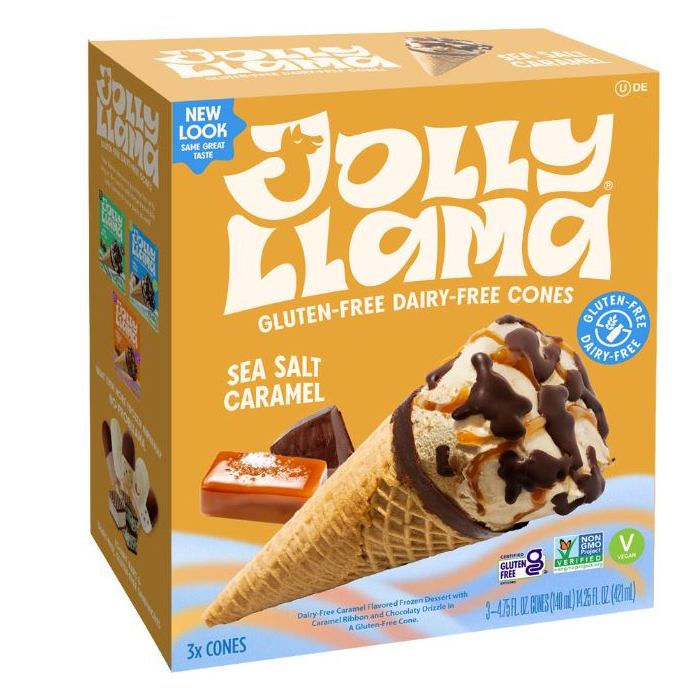Jolly Llama Sea Salt Caramel Chocolate Cones, 14.25 oz.