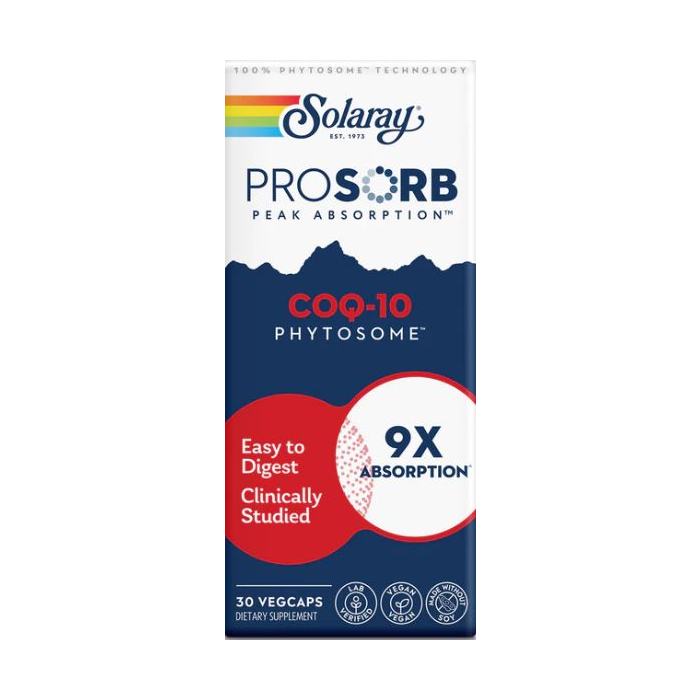 Solaray ProSorb COQ10 Phytosome with 9X Absorption 200mg - Main