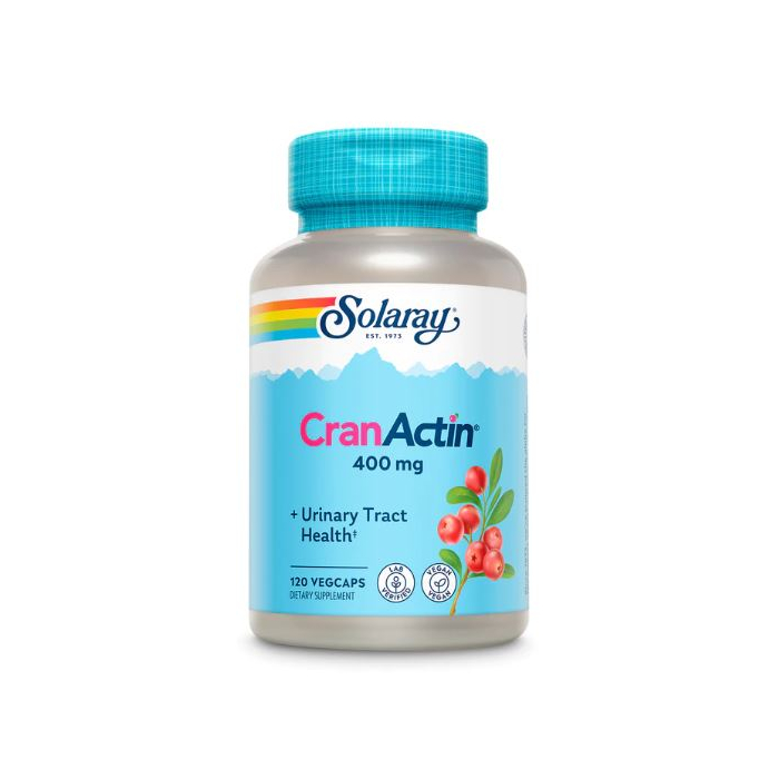 Solaray CranActin Cranberry Extract 400 mg, 120 Capsules