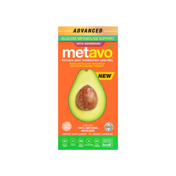 Metavo Advanced Glucose Metabolism Support with Berberine, 90 Capsules