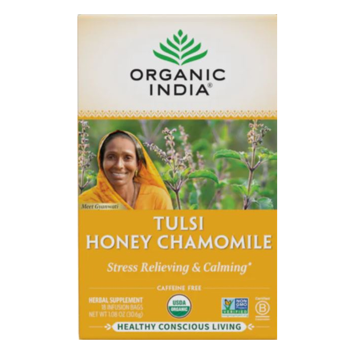 Organic India Tulsi Honey Chamomile Tea - Main