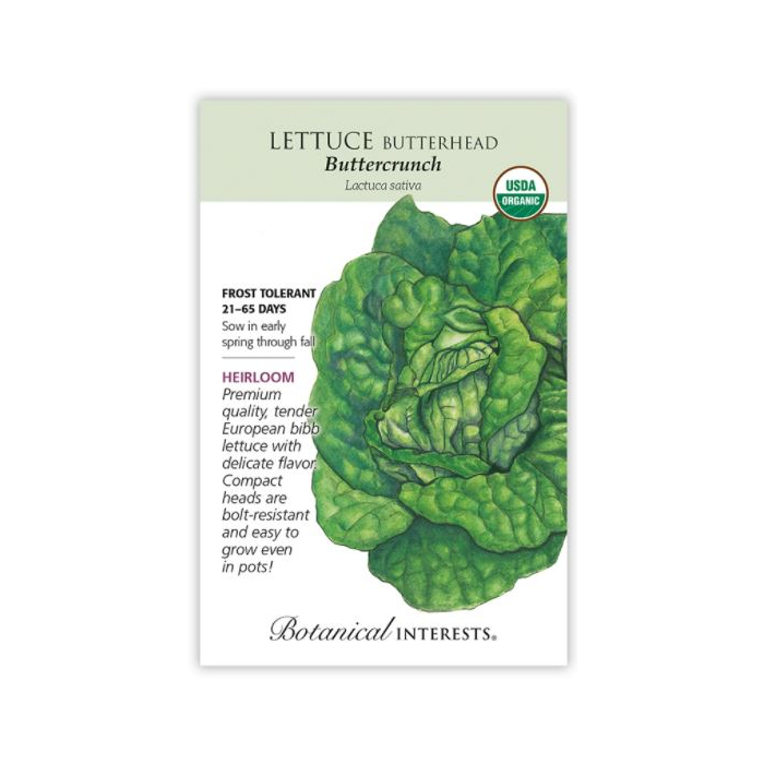 Botanical Interests Lettuce Butterhead Buttercrunch - Main