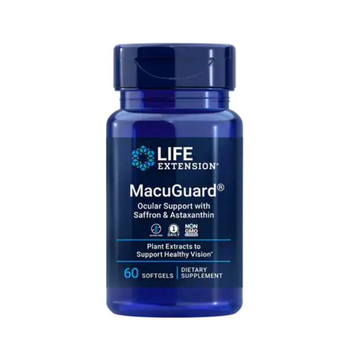 Llife Extension MacuGuard with Saffron & Astaxanthin - Main