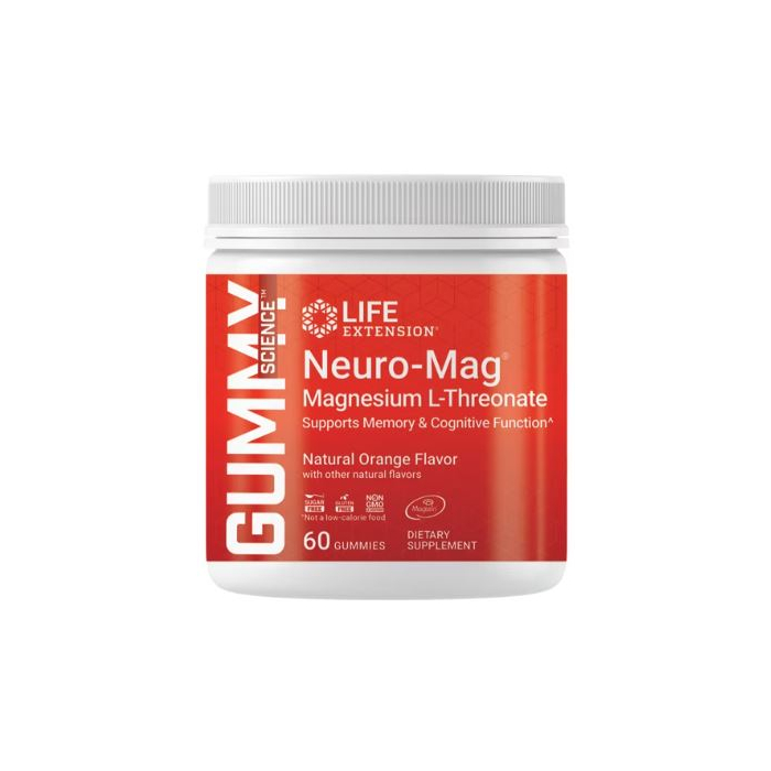 Life Extension Gummy Science™ Neuro-Mag® Magnesium L-Threonate, 60 capsules