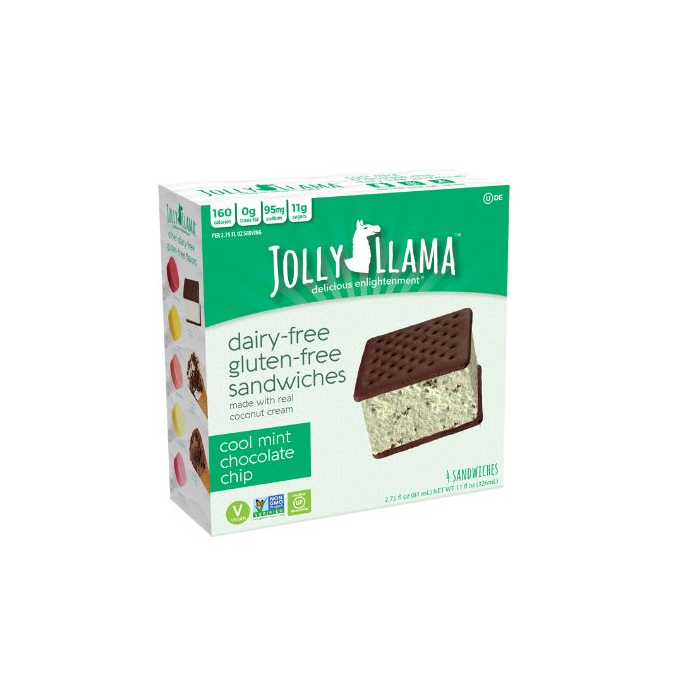 Jolly Llama Mint Ice Cream Sandwich - Main