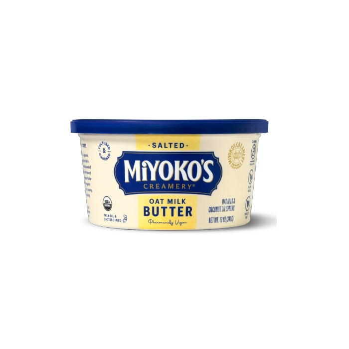 Miyoko's Creamery Oat Milk Butter Salted, 12 oz. 