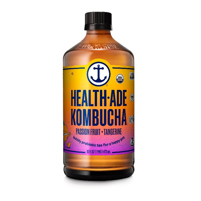 Health Ade Passion Fruit Tangerine Kombucha, 16 oz.