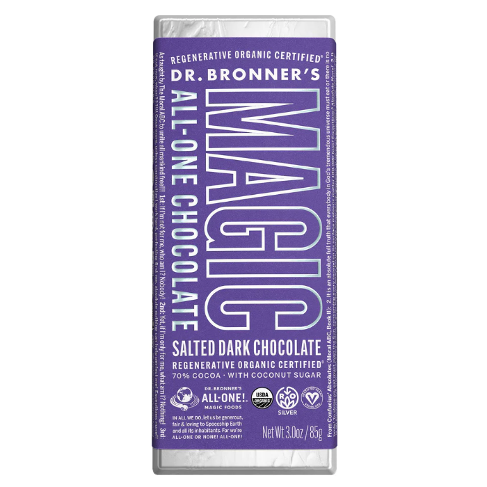 Dr. Bronner's Salted Dark Chocolate - Main