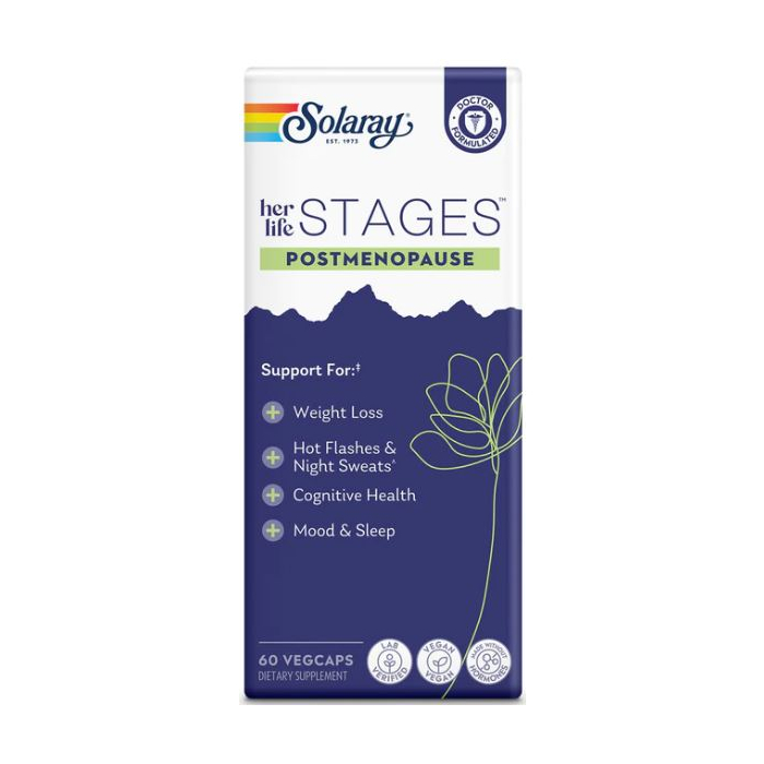 Solaray Her Life Stages Post Menopause, 60 Veggiecaps