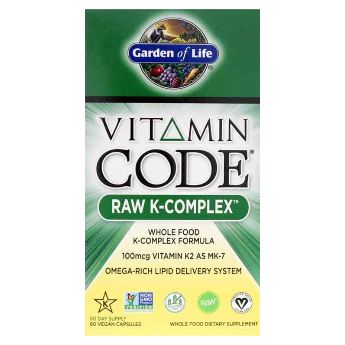 Garden of Life Raw K Complex, 60 capsules