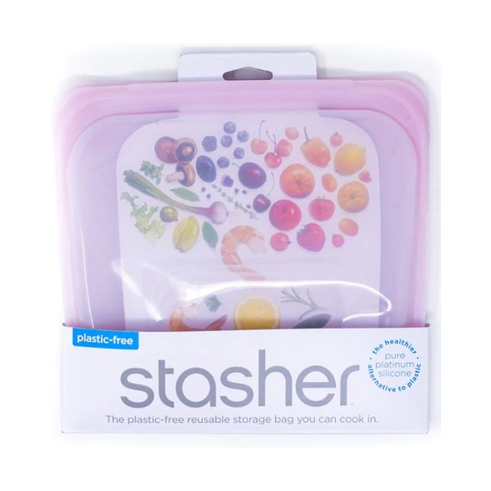 Stasher Sandwich Bag Rainbow Lavender - Main