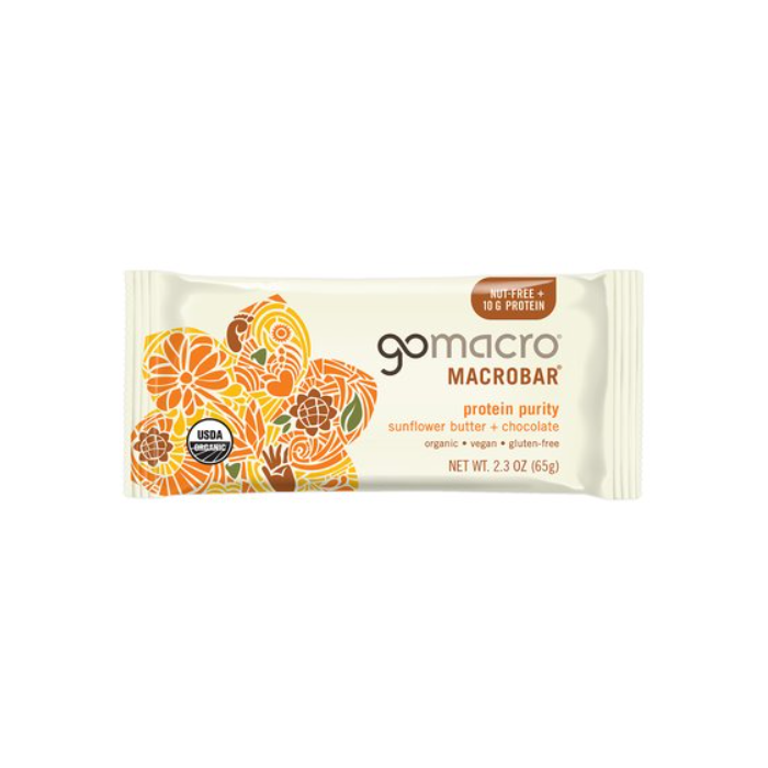 GoMacro Sunflower Butter + Chocolate MacroBar, 2.3oz