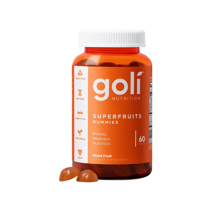 Goli Super Fruits Gummies, 60 Count