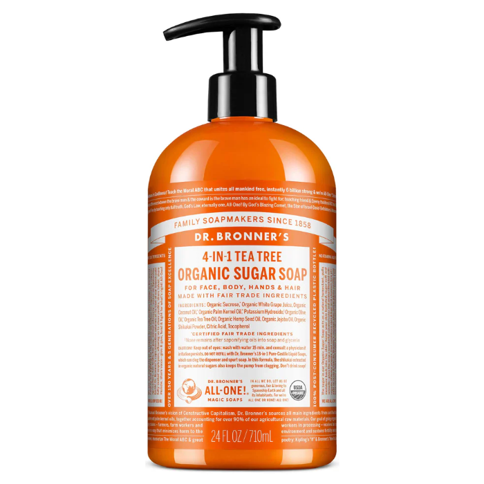 Dr. Bronner's Tea Tree Sugar Soap - Main