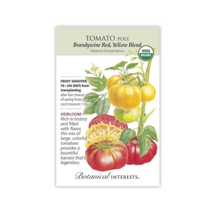 Botanical Interests Tomato Pole Brandywine - Main