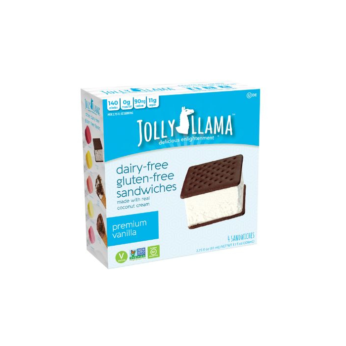 Jolly Llama Vanilla Ice Cream Sandwich - Main