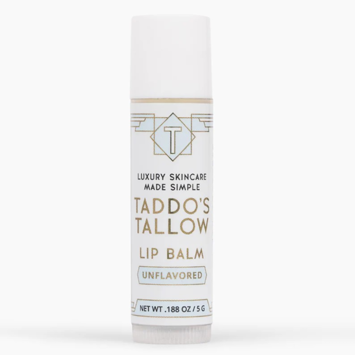 Taddo's Tallow Lip Balm Unflavored - Front view