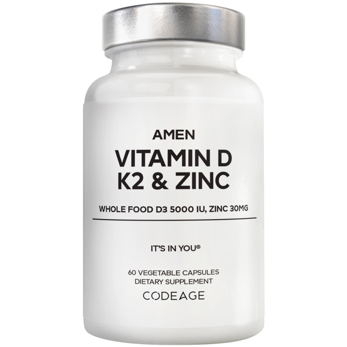 Codeage Amen Vitamin D K2 & Zinc - Main