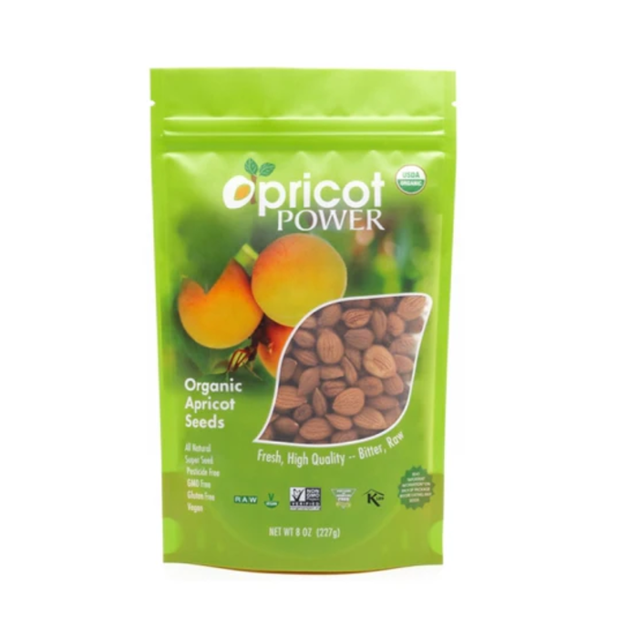Apricot Power Bitter Raw Apricot Seeds, 8 oz.