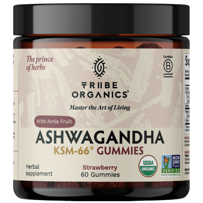 Tribe Organics Ashwagandha KSM-66 - Front view