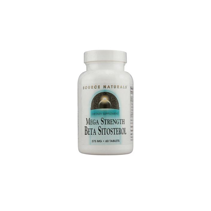 Source Naturals Beta Sitosterol, Mega Strength 375 mg, 60 Tablets