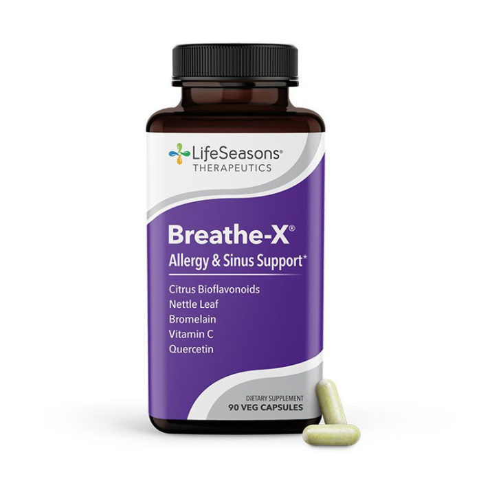 LifeSeasons Breathe-X, 90 Veg. Capsules