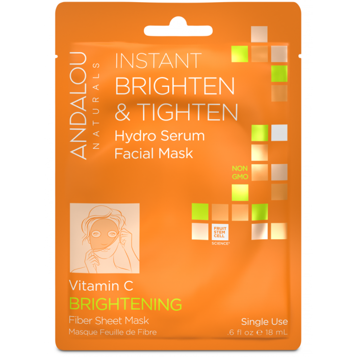 Andalou Naturals Instant Brighten & Tighten Hydro Serum Facial Mask