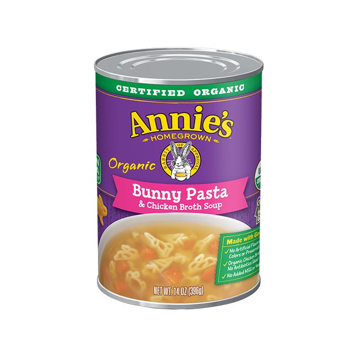 Annie's Organic Bunny Pasta & Chicken Broth Soup, 14 oz.