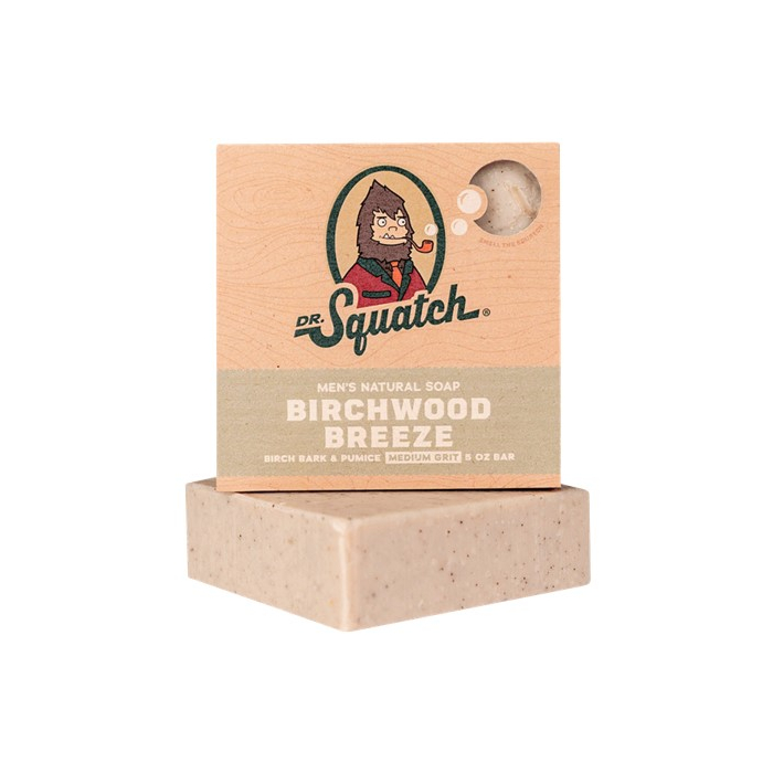 Dr. Squatch Birchwood Breeze Soap Bar, 5 oz.