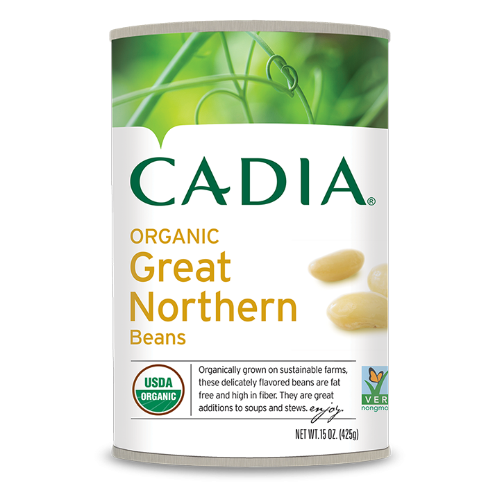 Cadia Organic Great Northern Beans, 15 oz.