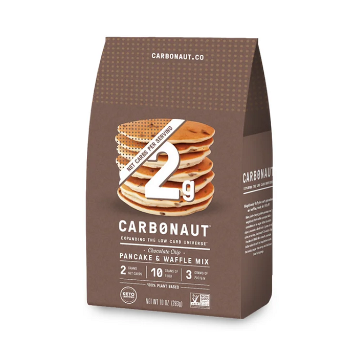 Carbonaut Low Carb Keto-Friendly Chocolate Chip Pancake & Waffle Mix, 10 oz. 