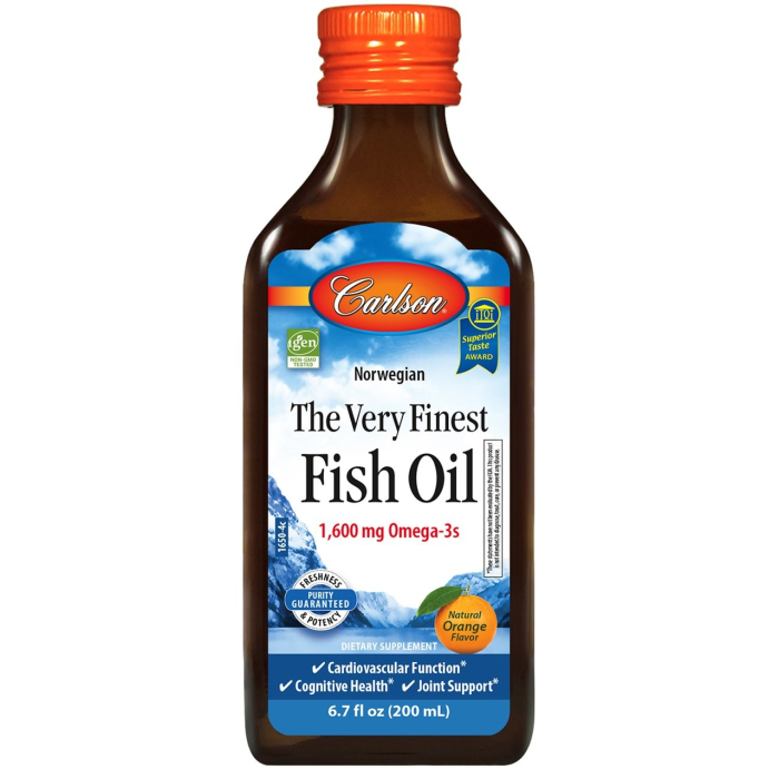 Carlson The Very Finest Fish Oil, Orange Flavor, 6.7 fl. oz.
