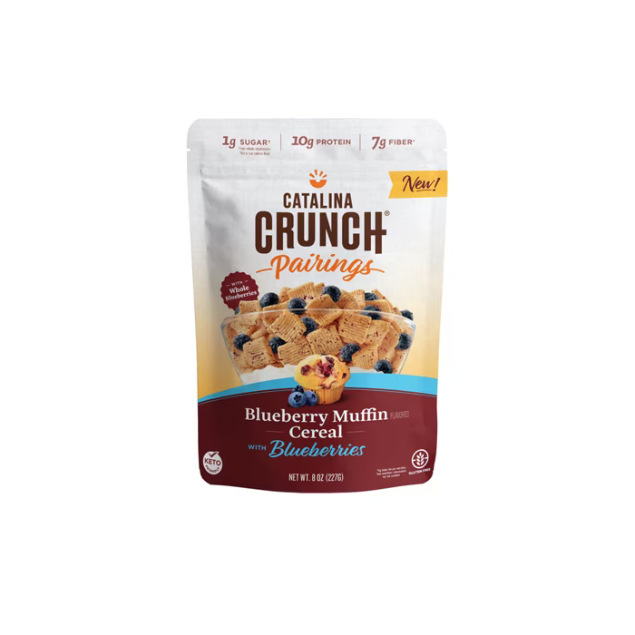 Catalina Crunch Blueberry Muffin KETO Friendly Cereal, 8 oz.