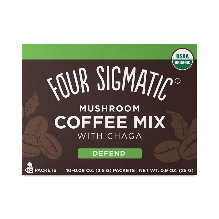 Four Sigmatic Instant Mushroom Coffee with Chaga - Box