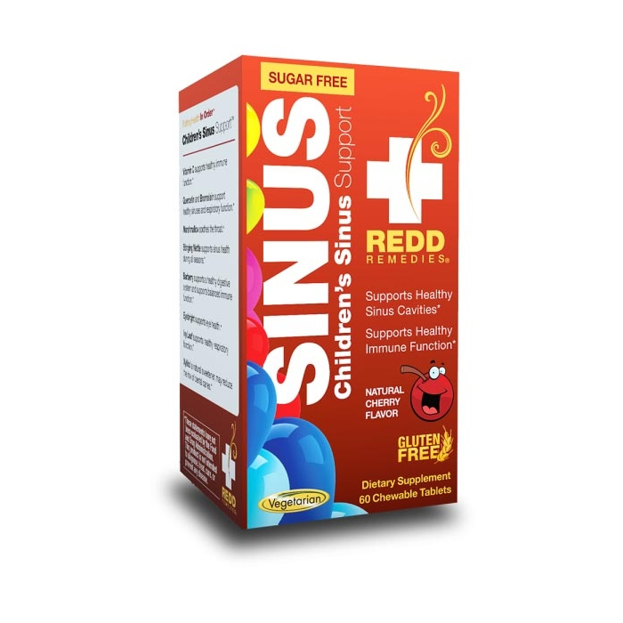 Redd Remedies Children's Sinus Support, 60 Chewable Tablets