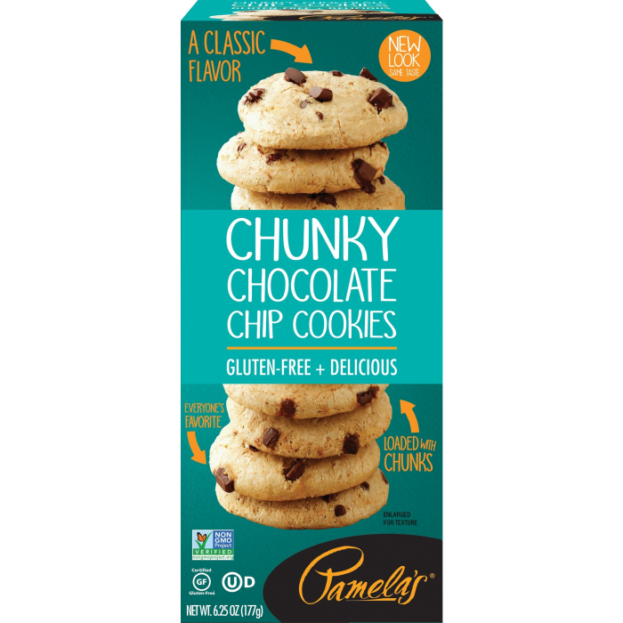 Pamela's Gluten Free Chunky Chocolate Chip Cookies, 6.25 oz.