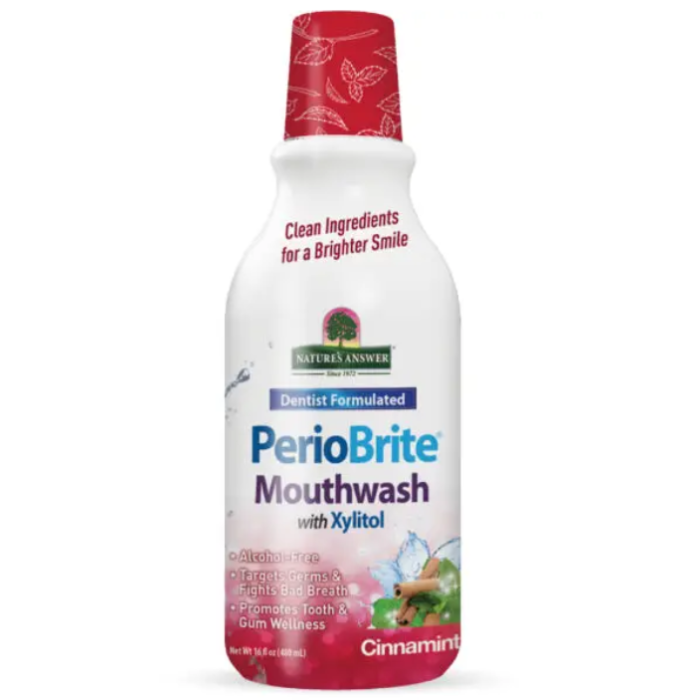 Nature's Answer PerioBrite Mouthwash, Cinnamint, 16 fl. oz.