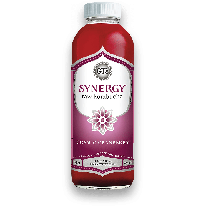 GT's Organic Synergy Raw Kombucha, Cosmic Cranberry