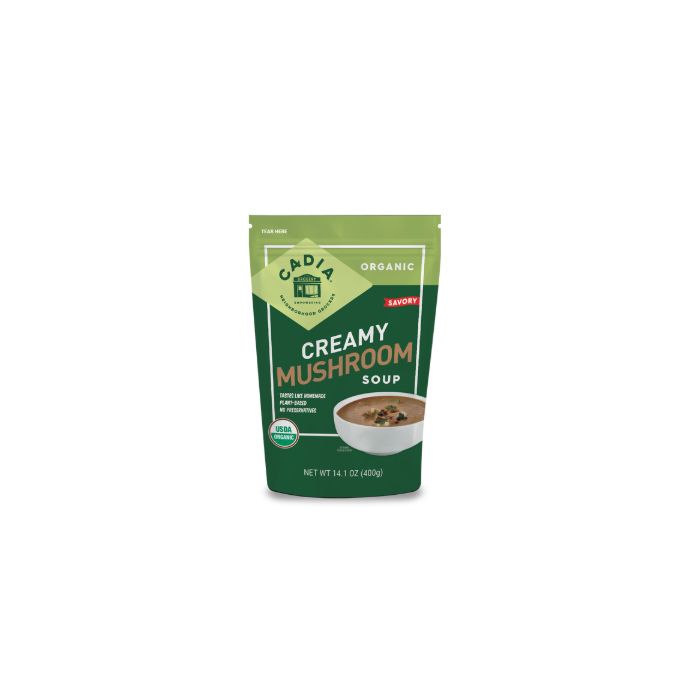 Cadia Organic Creamy Mushroom Soup, 14.1 oz.