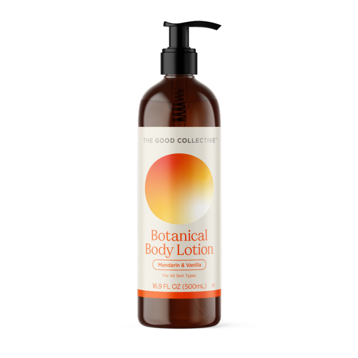 The Good Collective Botanical Body Lotion Mandarin & Vanilla - Front view