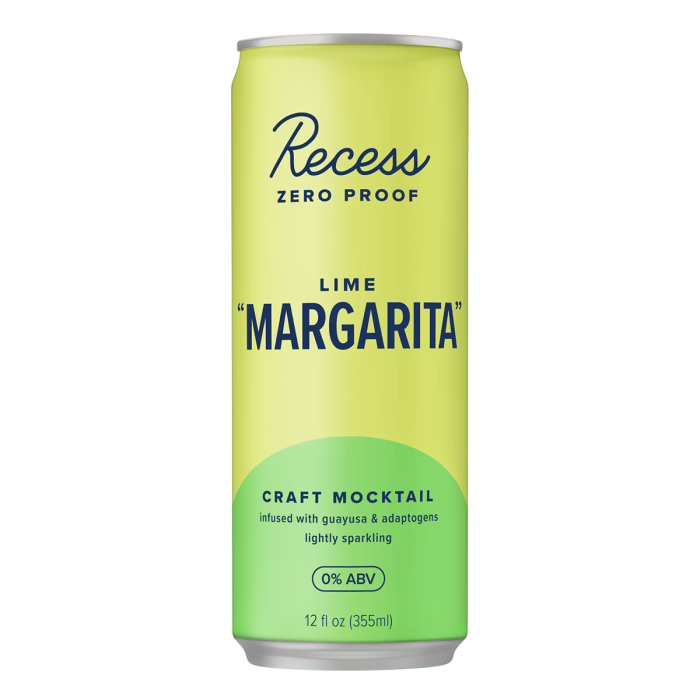 Recess Zero Proof Lime Margarita Mocktail - Front view