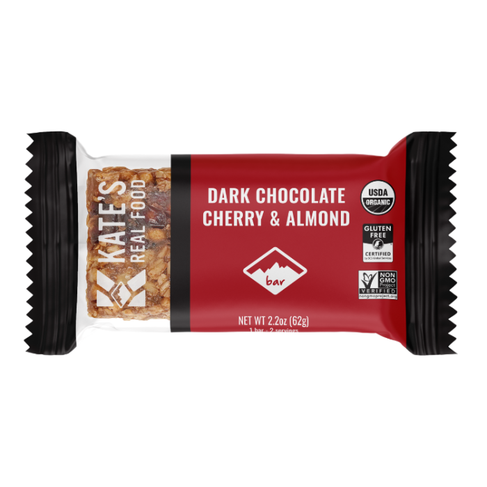 Kate's Real Food Dark Chocolate Cherry Bar, 2.2 oz.