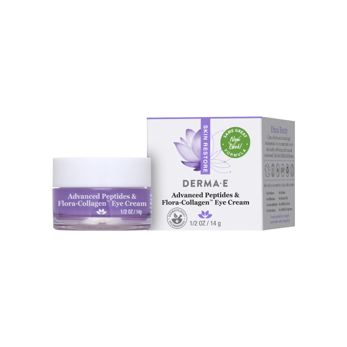 Derma E Advanced Peptide and Collagen Eye Cream, 0.5 oz.