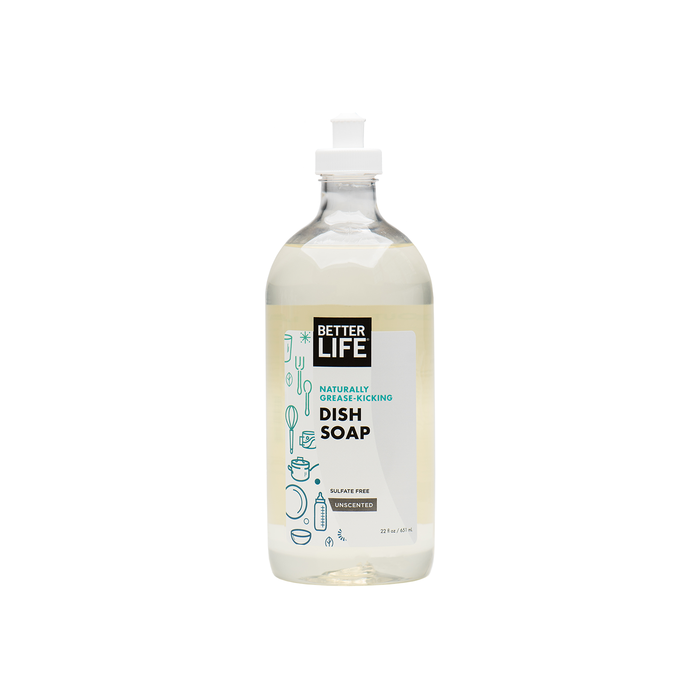 Better Life Dish Soap, Unscented, 22 fl. oz.