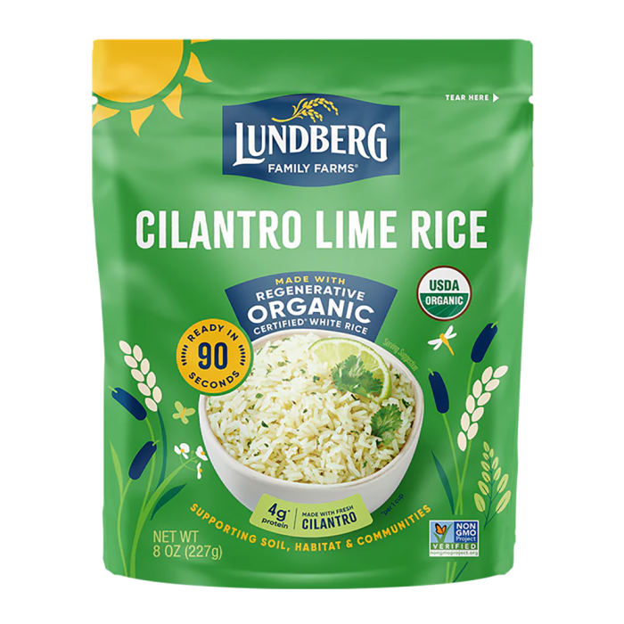 Lundberg Organic Cilantro Lime Rice - Front view