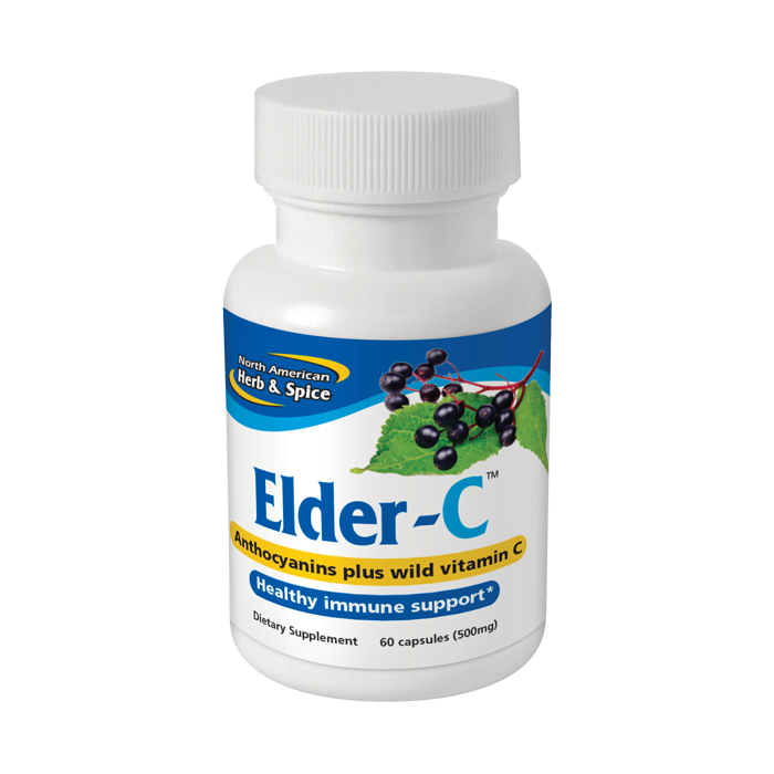 North American Herb Elder-C, 60 Capsules