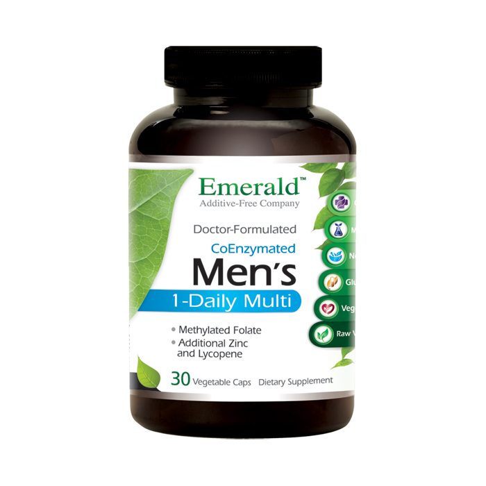 Emerald Men's 1-Daily Multi, 30 Veg Capsules