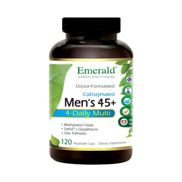 Emerald Men's 45+ Multi, 120 Veg Capsules