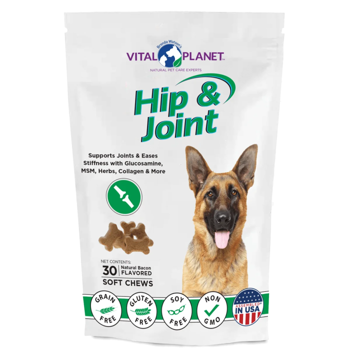 Vital Planet Hip & Joint Soft Chews for Dogs - Front view