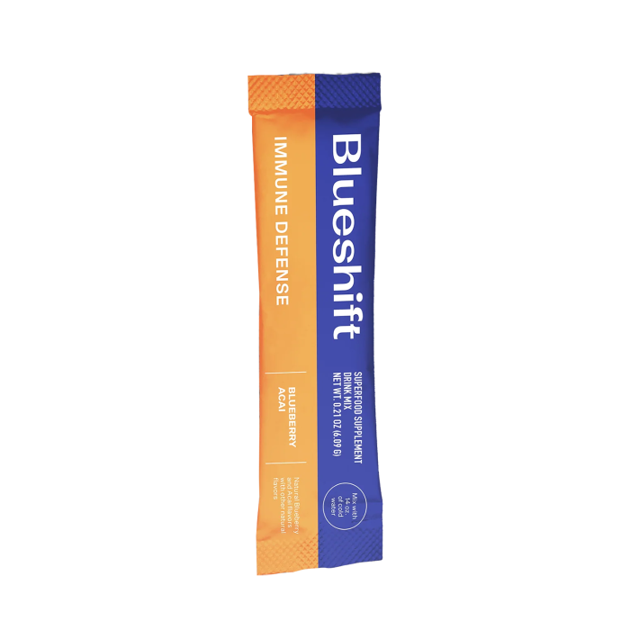 Blueshift Nutrition Immune Defense Blueberry Acai Packet - Front view